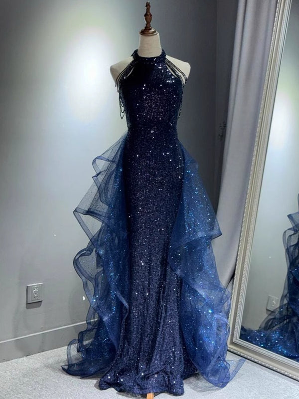 Dark blue Prom Princess