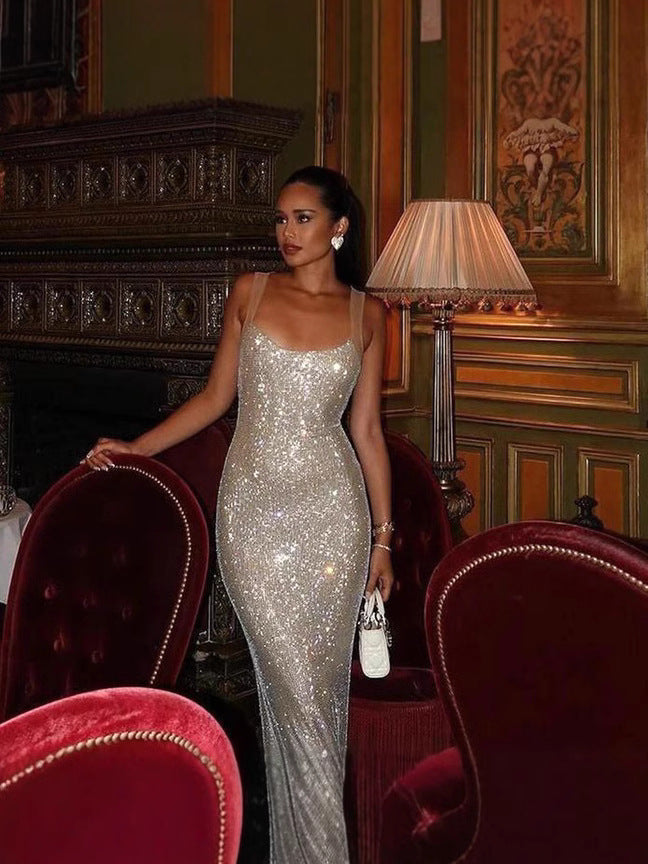 Sling Backless Bodycon Dress